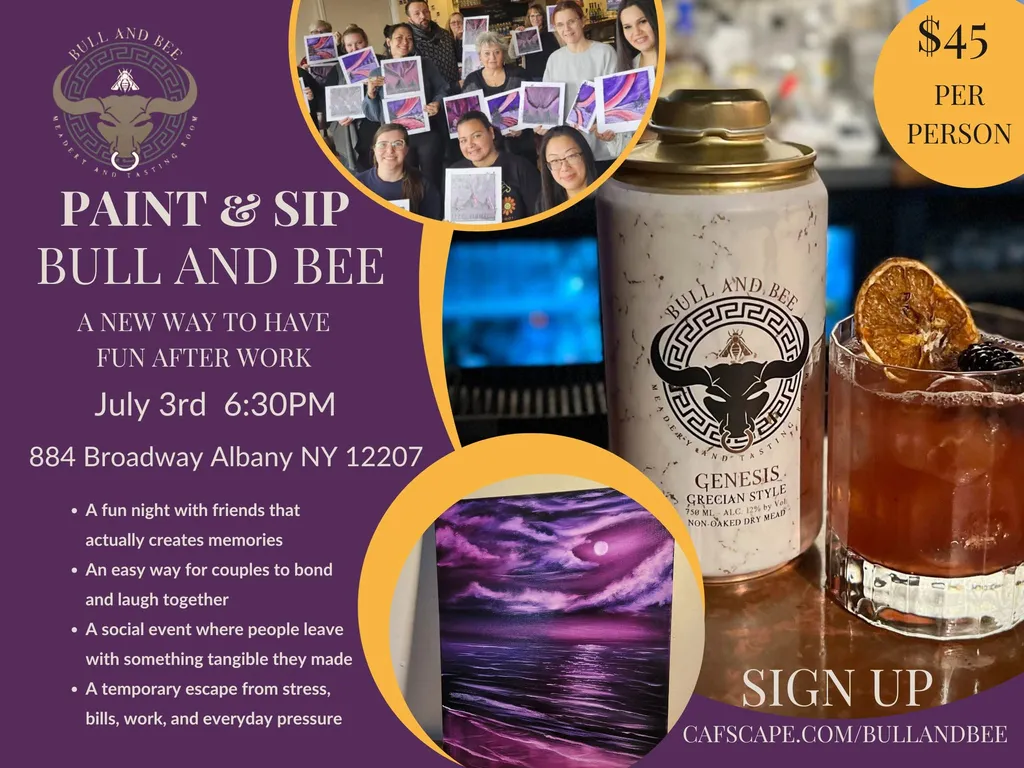 Paint & Sip at Bull and Bee
