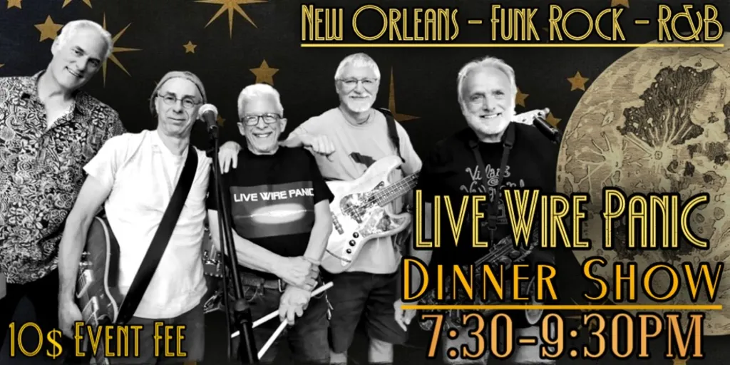 New Orleans Funk & Rock Show with Live Wire Panic! ($10 tickets)
