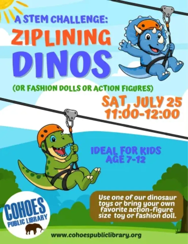 Ziplining Dinos: A STEM Challenge