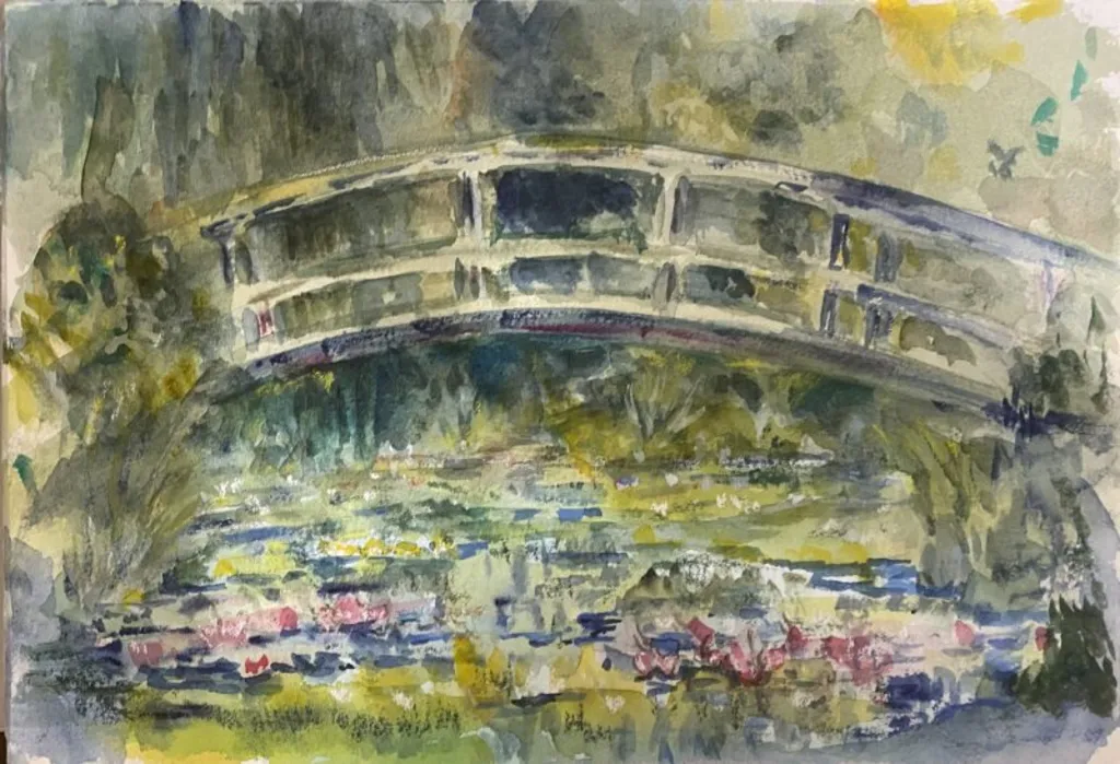 Watercolor in the Style of Monet