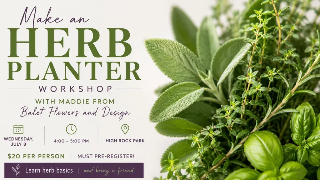 Make an Herb Planter Workshop