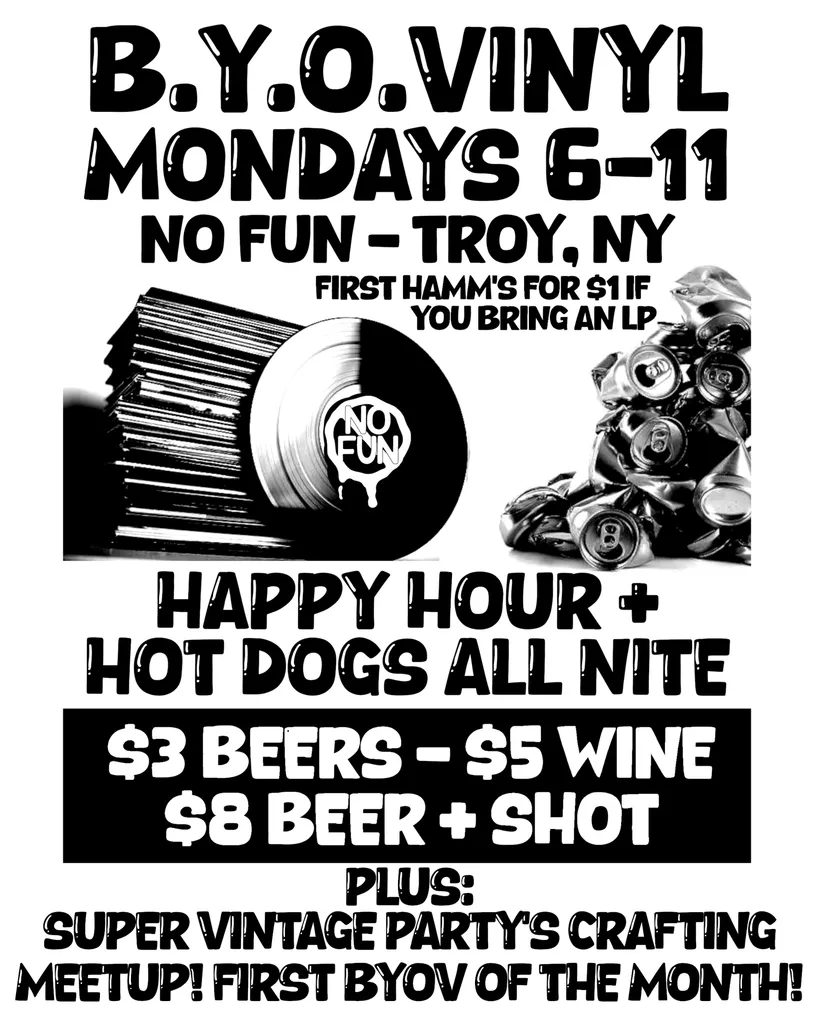 BYO Vinyl Nite + All Day Happy Hour