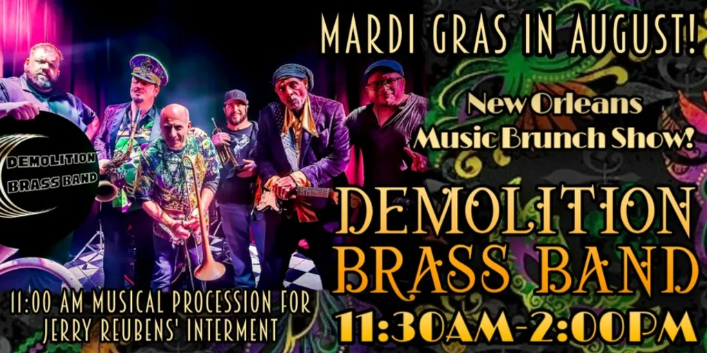 Demolition Brass band Sunday Brunch!