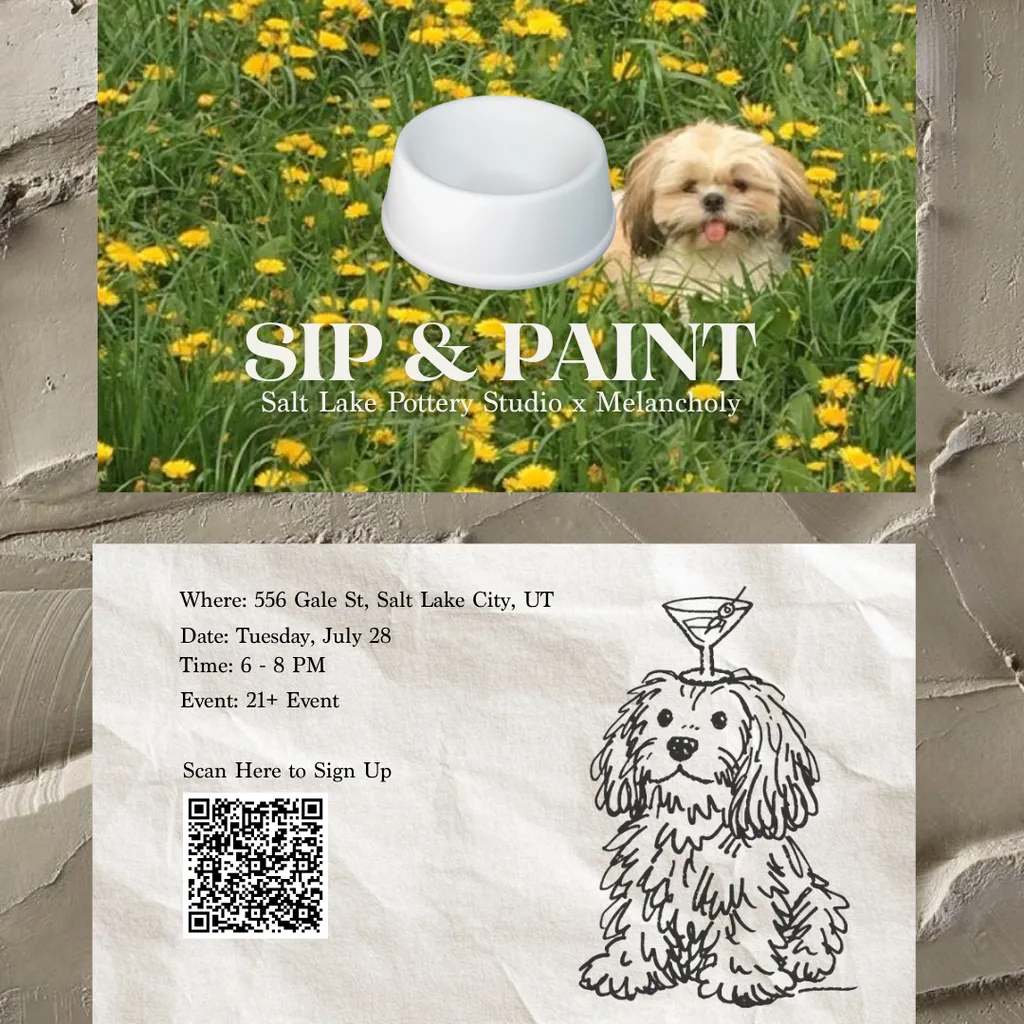SLC Pottery: Sip & Paint