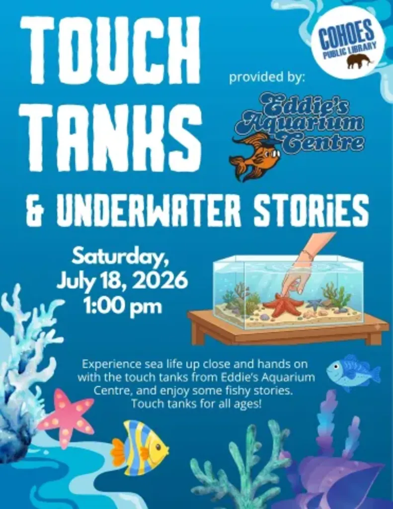 Touch Tanks with Eddie's Aquarium