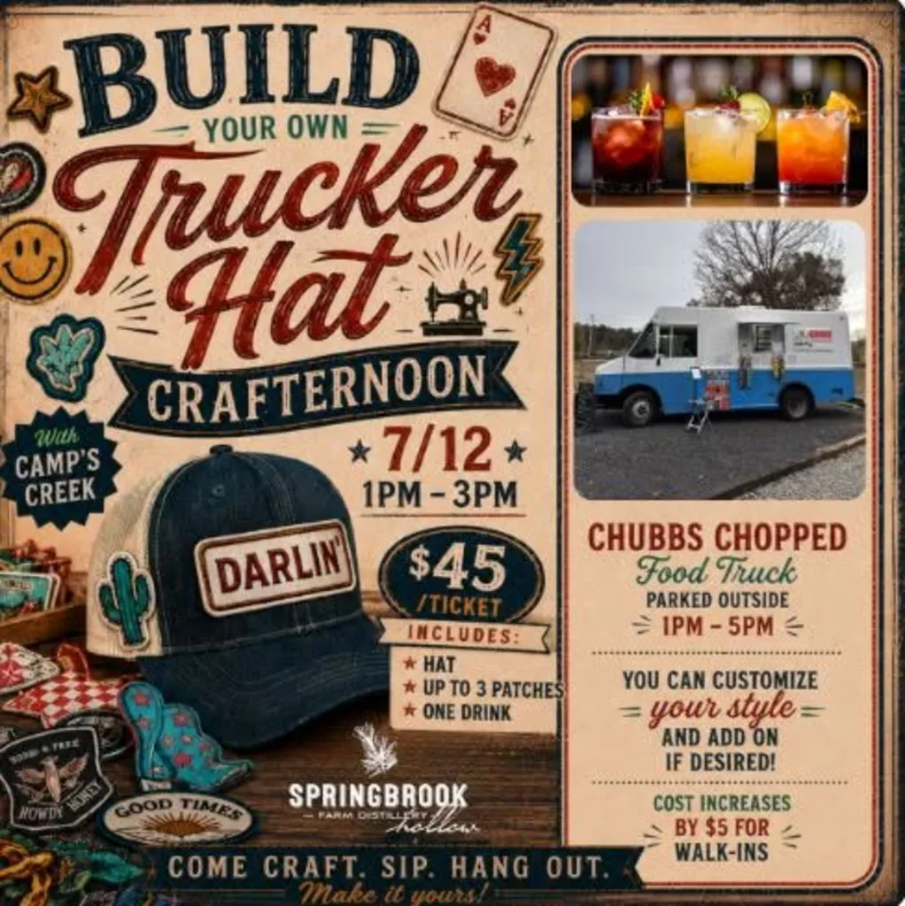Build Your Own Trucker Hat Crafternoon