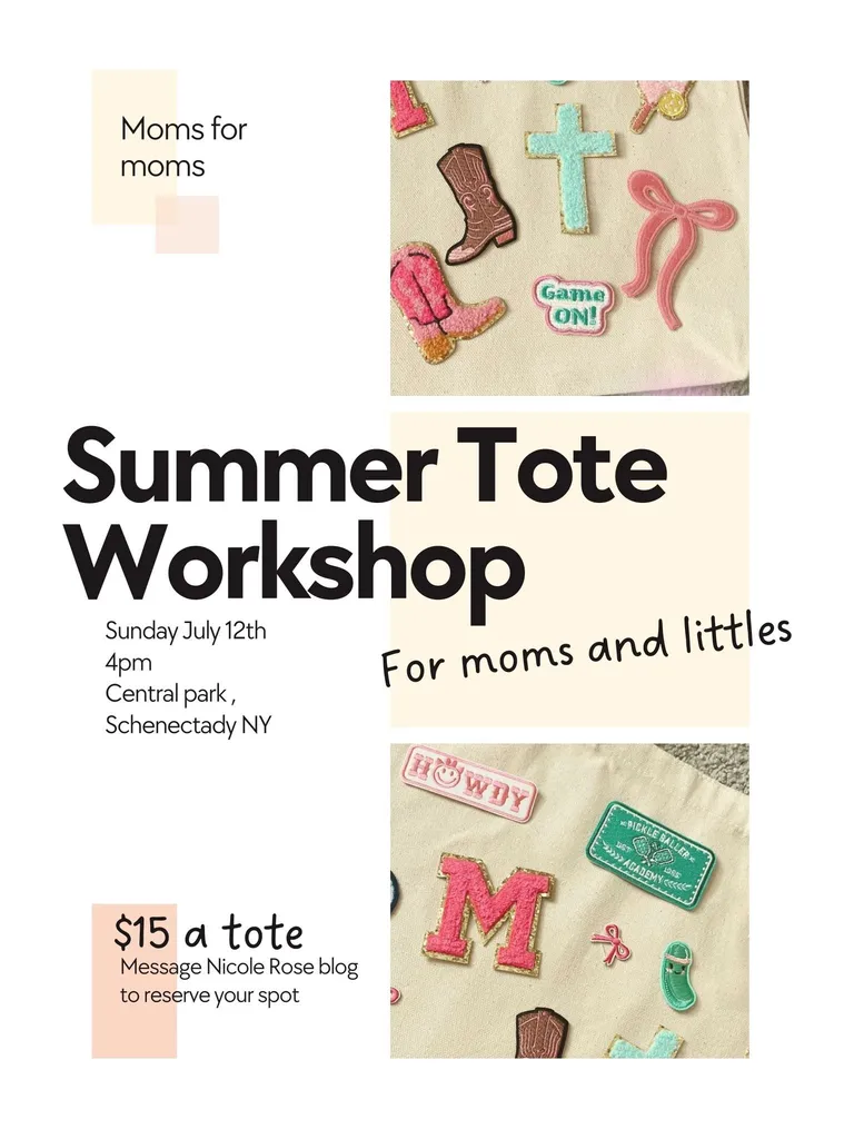 Summer tote workshop