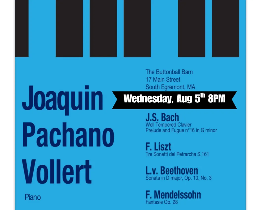Joaquin Pachano Vollert – Piano Recital
