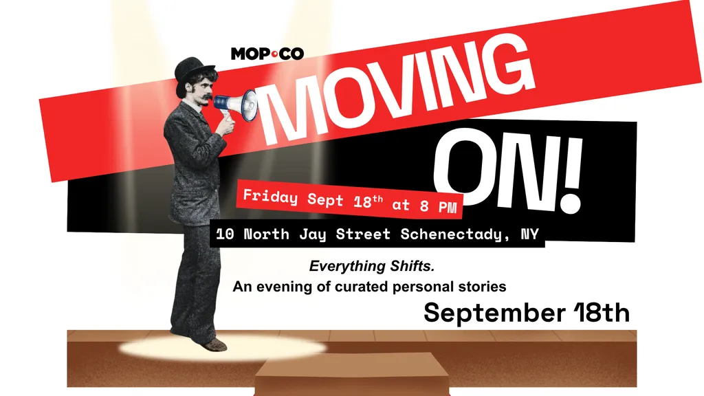 Moving On : Curated Personal Story Evening — The Mopco Improv Theatre
