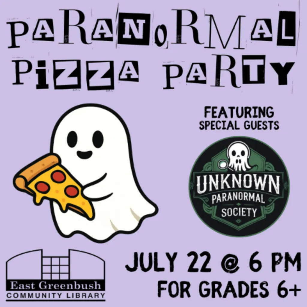 Paranormal Pizza Party (Grades 6+)