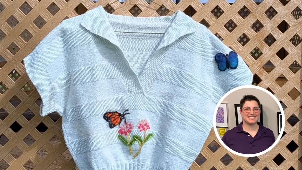 Visible Mending and Embellishing with Wool with artist in residence Althea Pestine Stevens