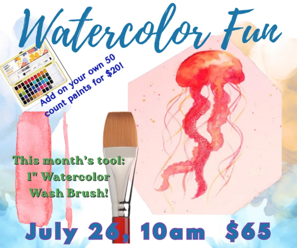 Watercolor 101: JULY