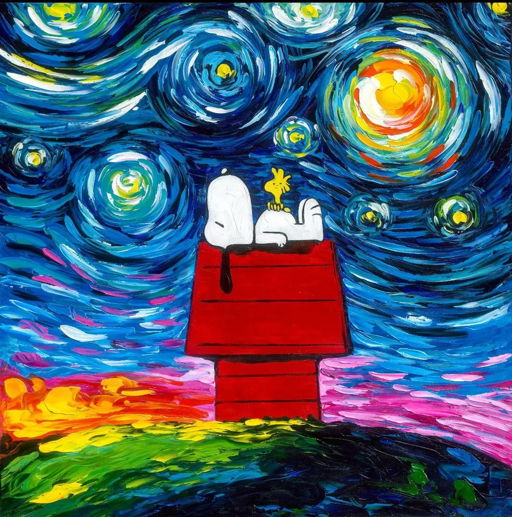 Paint & Sing: Starry Night Snoopy