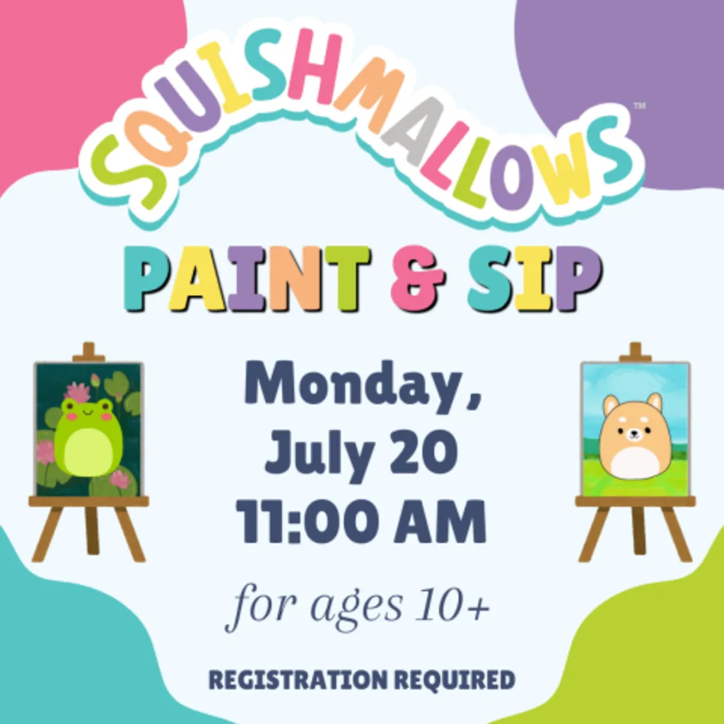 Squishmallows Paint & Sip (Ages 10+)