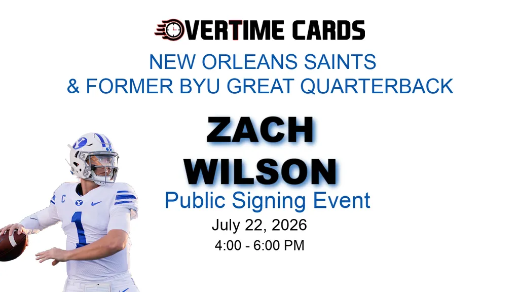 Zach Wilson Public Signing Event