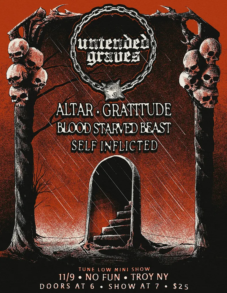 Untended Graves / Altar / Gratitude / Blood Starved Beast / Self Inflicted