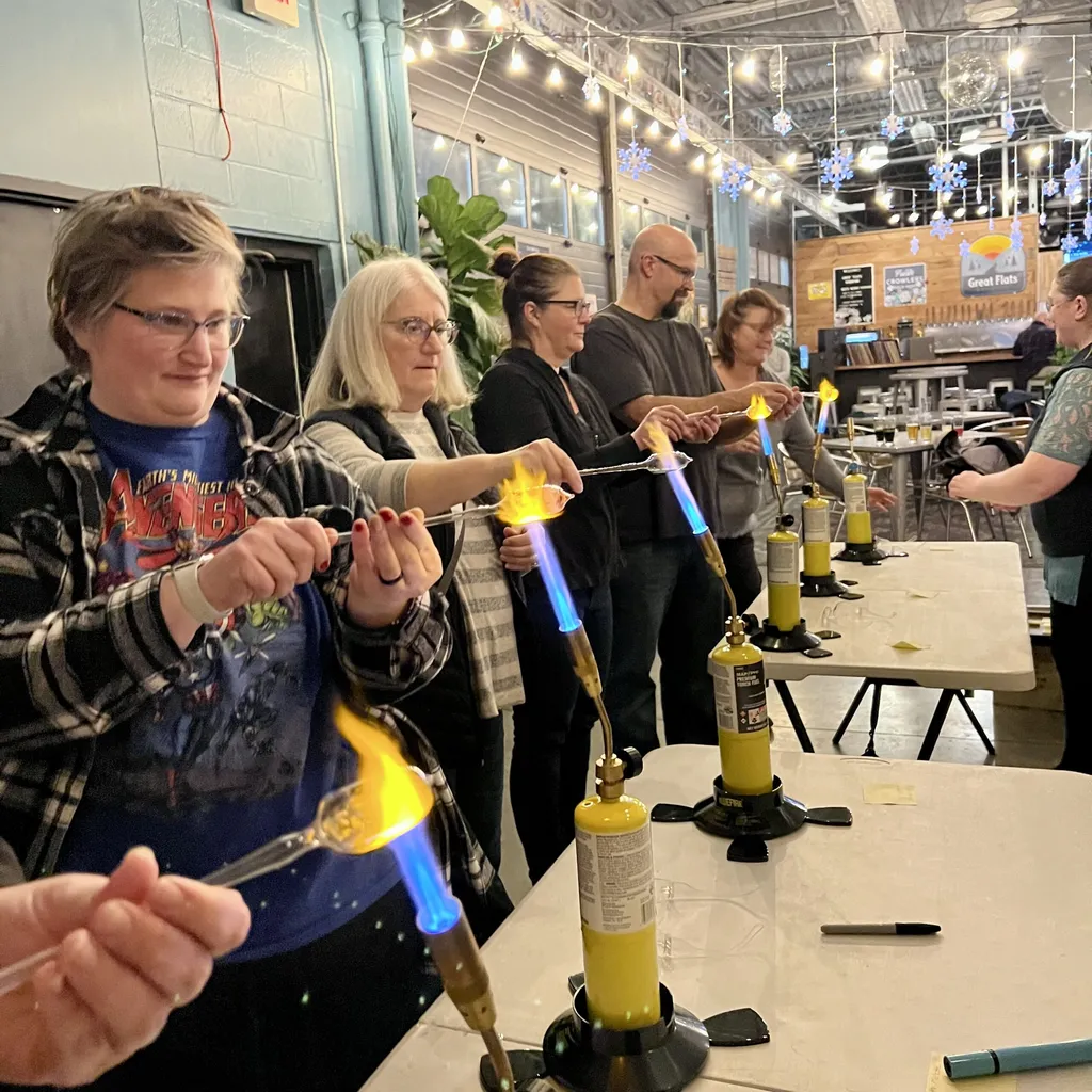 Xmas in July Glass Blowing!!