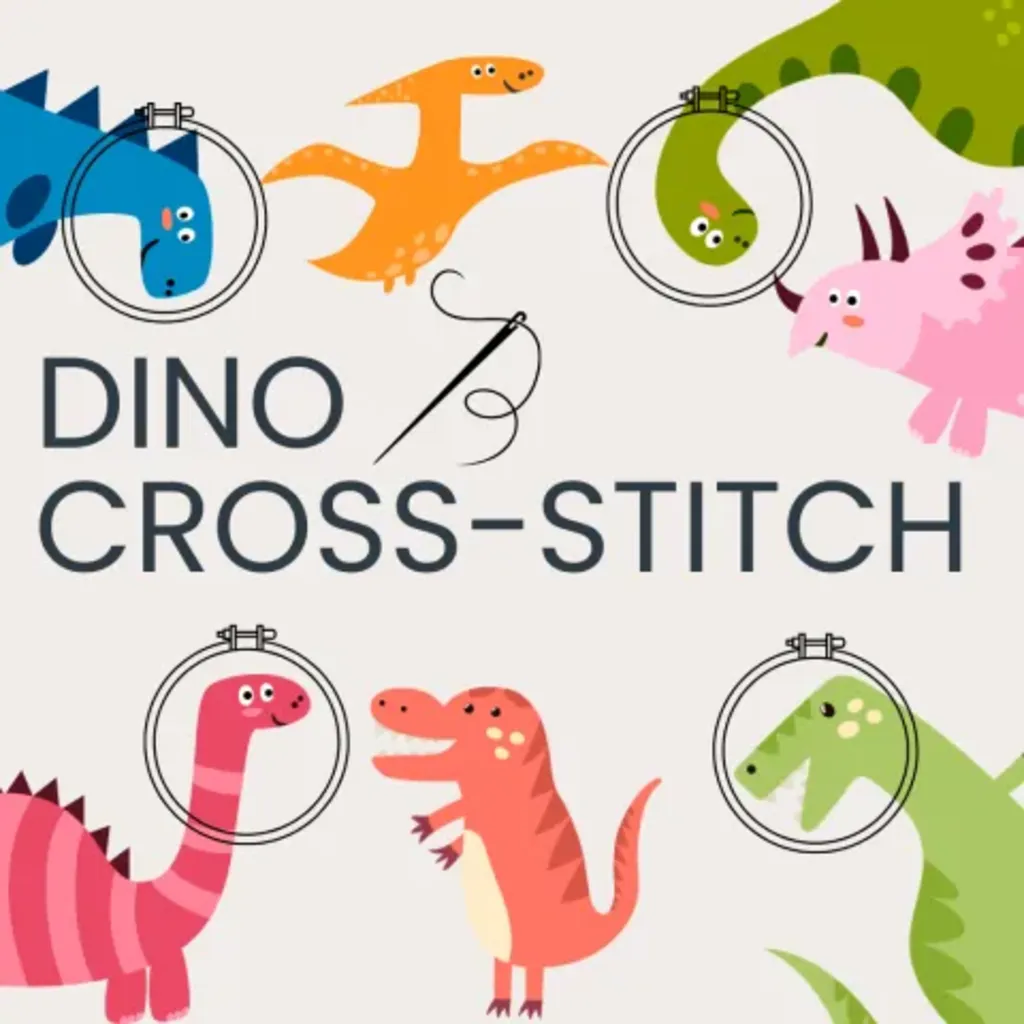 Dino Cross Stitch