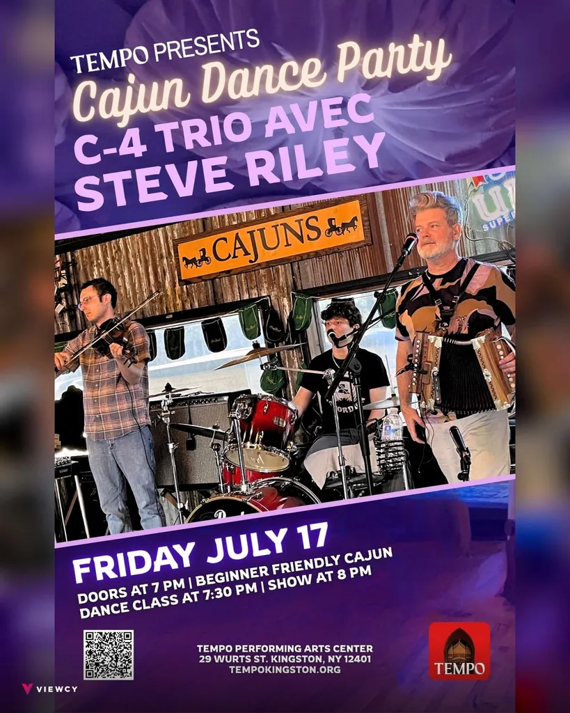 Cajun Dance Party with C-4 Trio avec Steve Riley