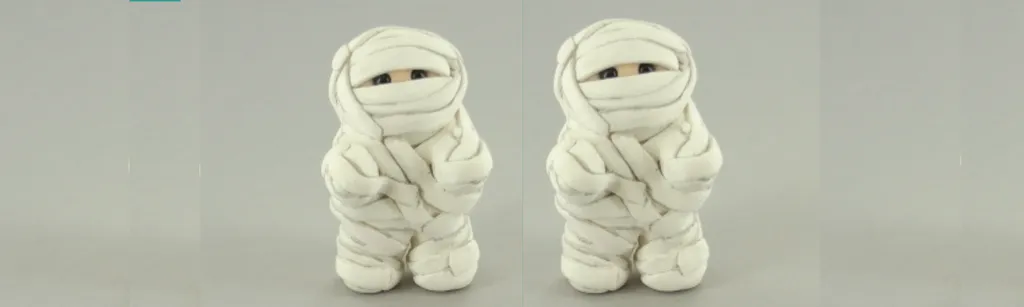 D.I.Y. Creepy Clay Mummies
