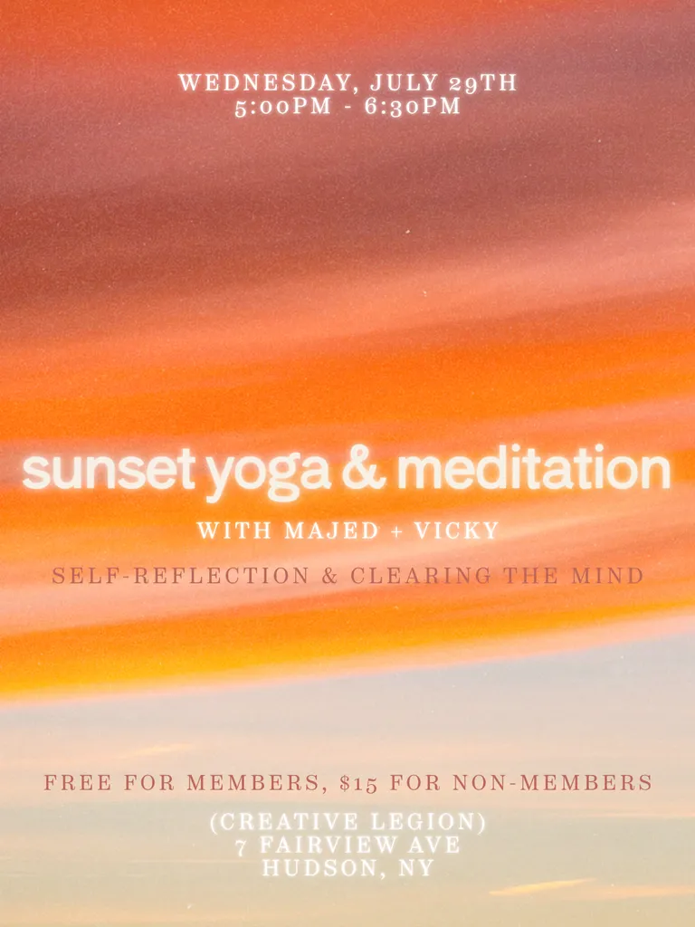 Sunset Yoga & Meditation at (Creative Legion)