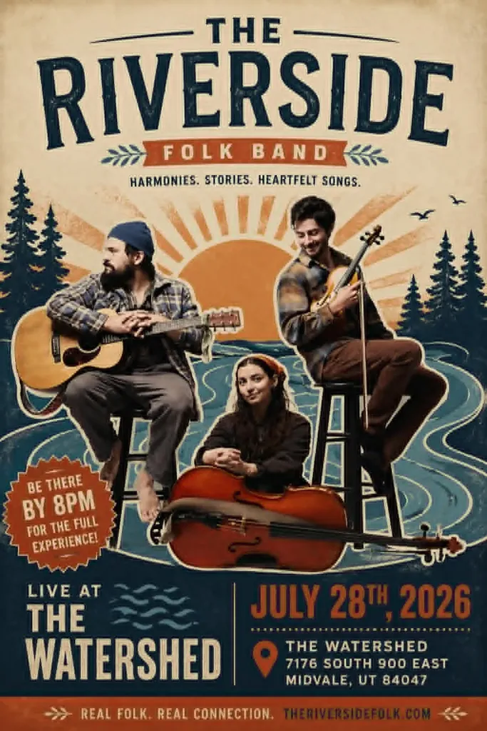 Live Music - The Riverside folk band