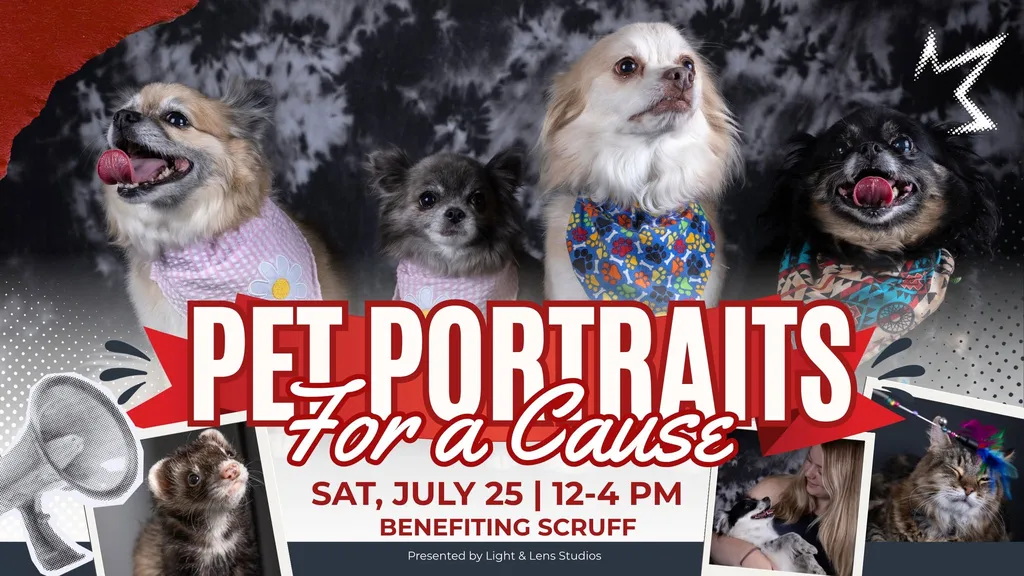 Pet Portraits For A Cause | Benefiting SCRUFF