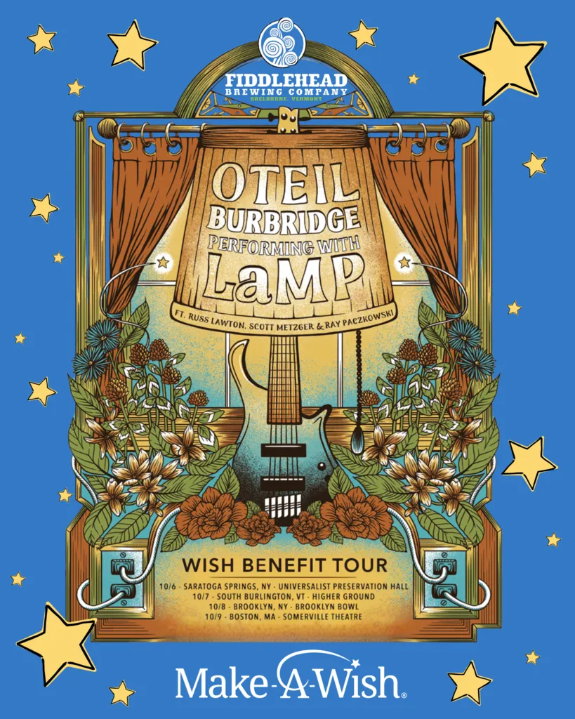 Oteil Burbridge performing with LaMP ft. Russ Lawton, Scott Metzger & Ray Paczkowski Wish Benefit Tour