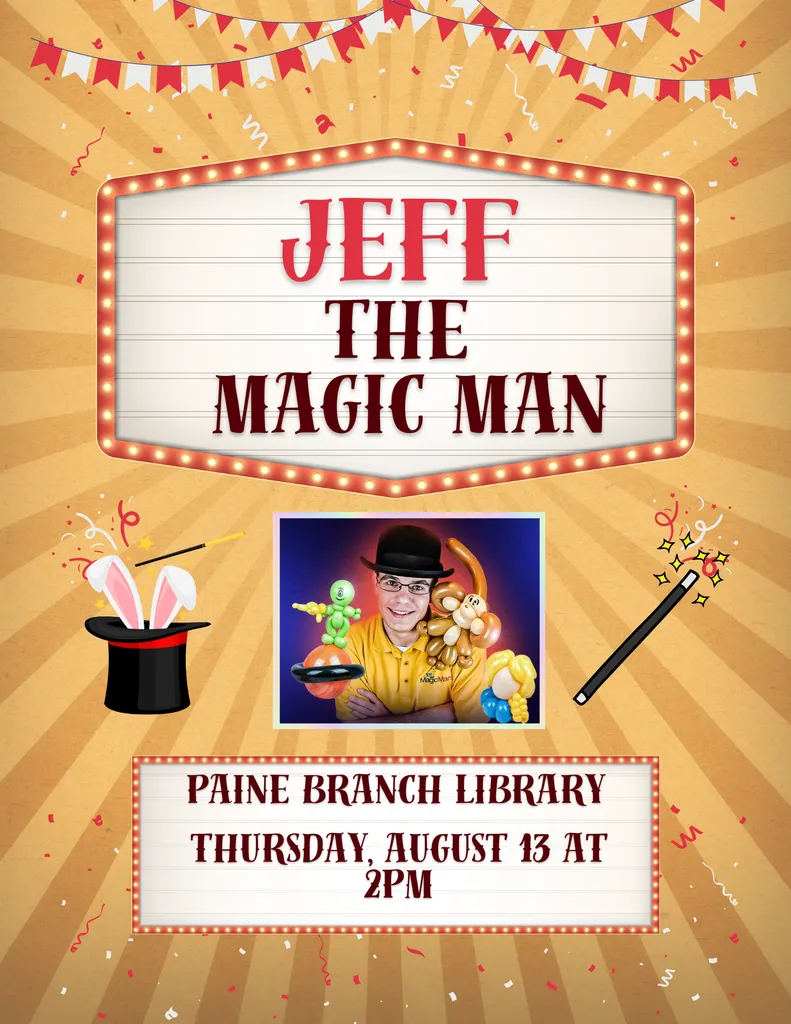 Jeff the Magic Man @ Paine