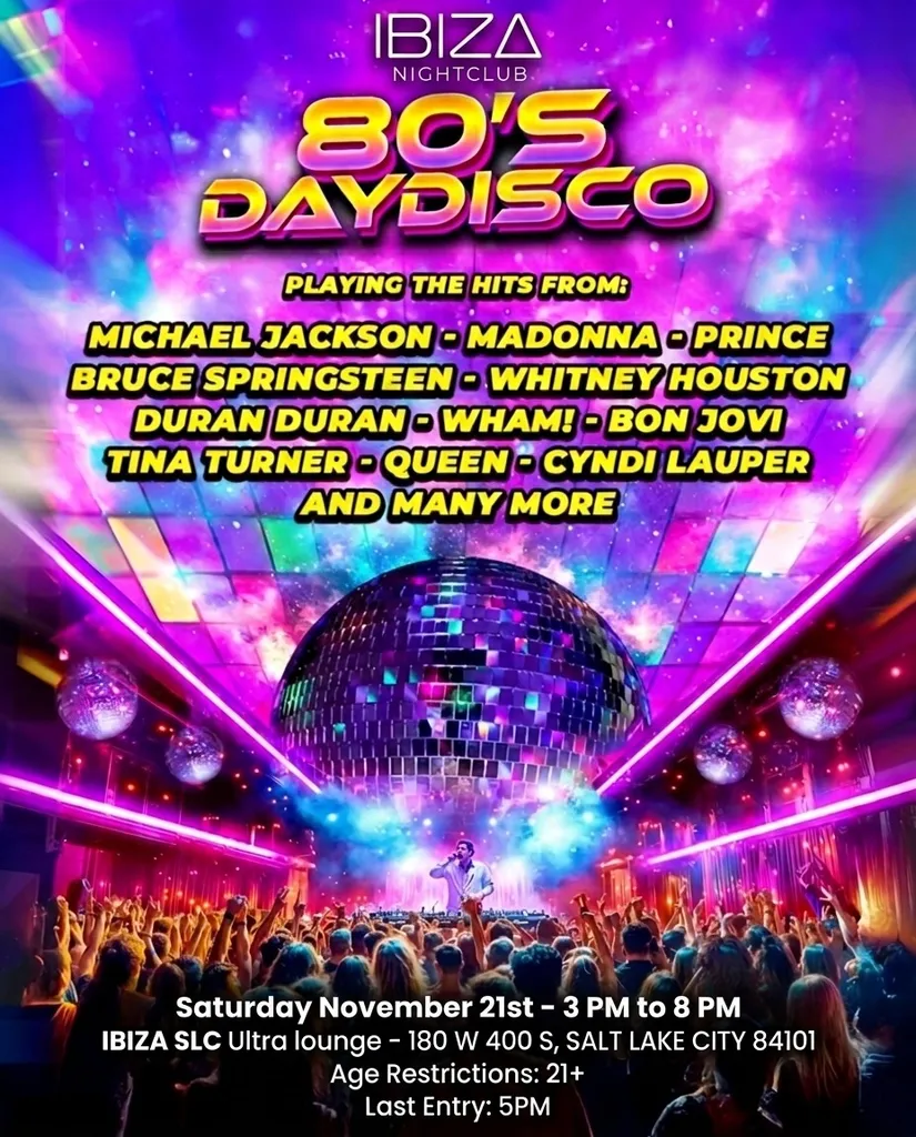 80s Day Disco: Salt Lake City, UT