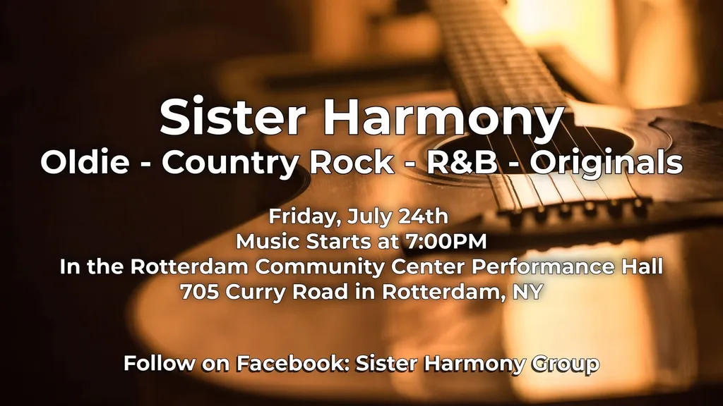 Sister Harmony July Concert
