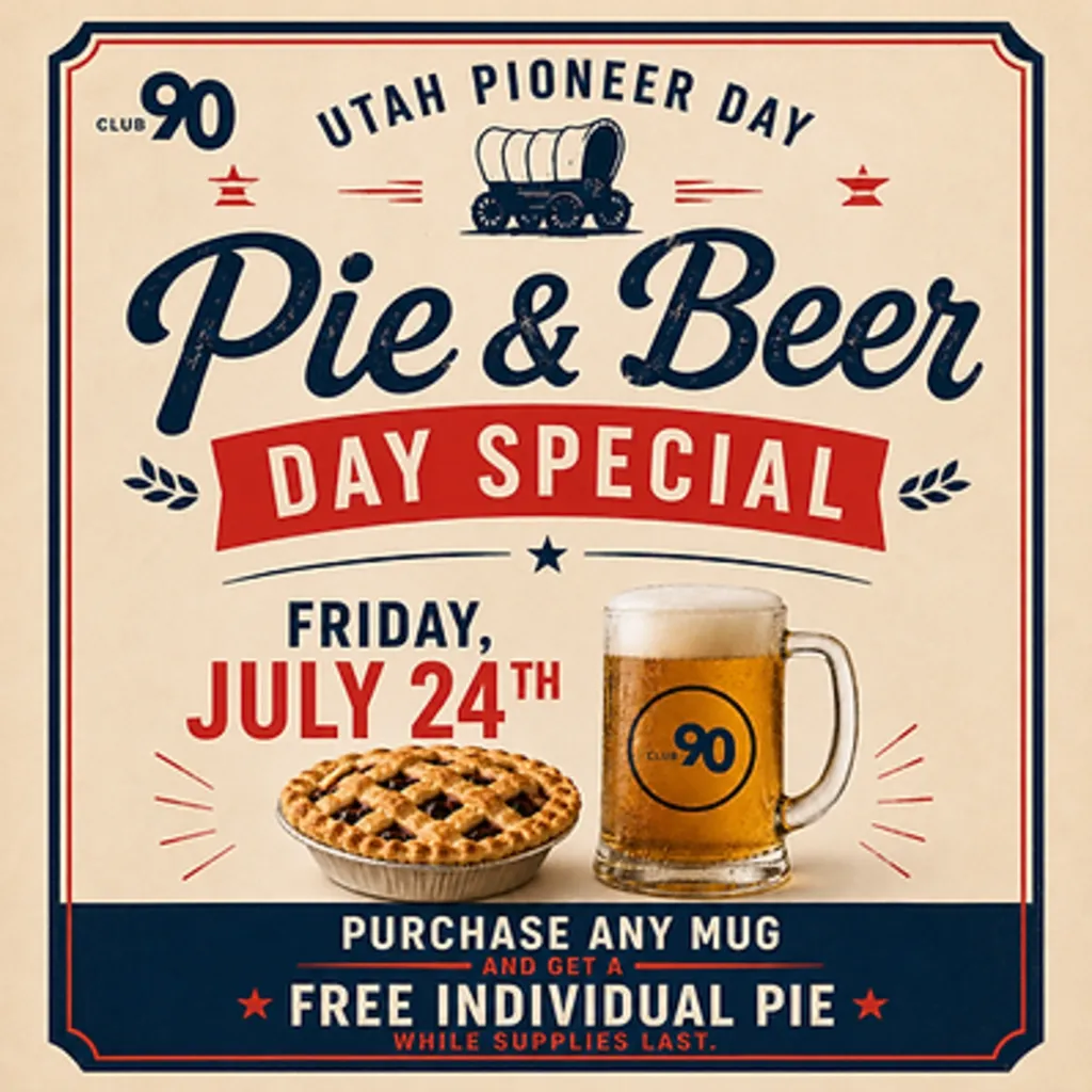 Pie & Beer Day Special!