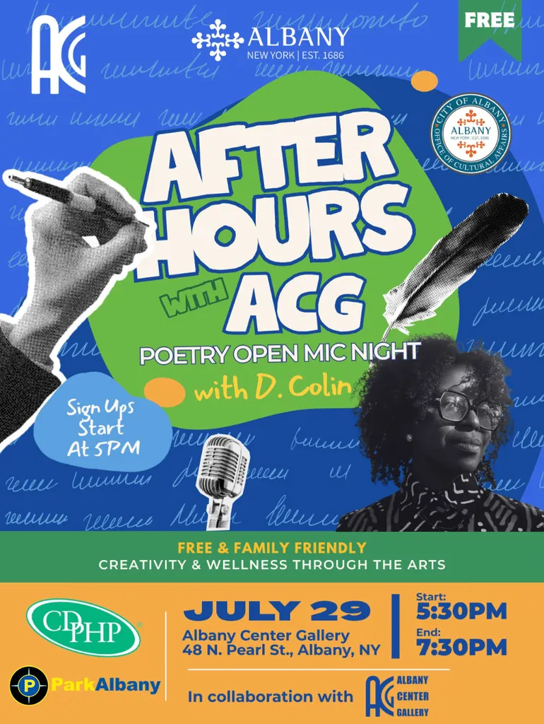 ACG After Hours: Poetry Open Mic Night with D. Colin