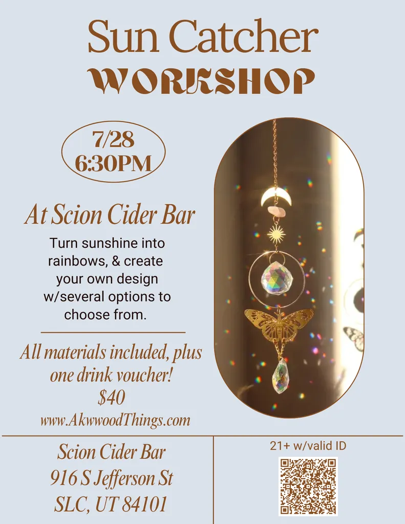 Sun Catcher Workshop