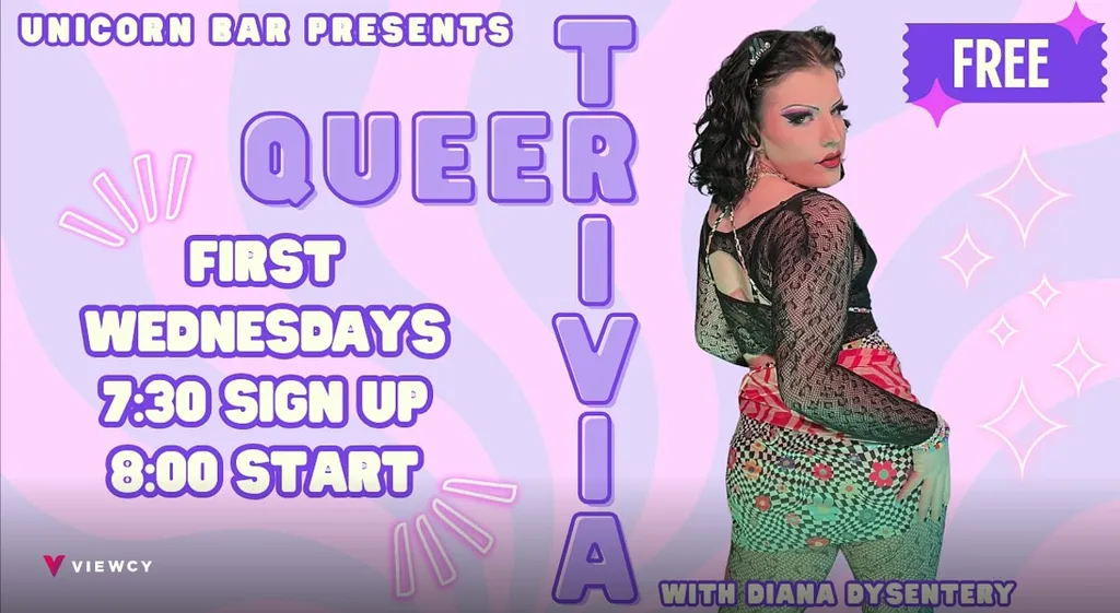 Queer Trivia Wednesdays with Diana Dysentery