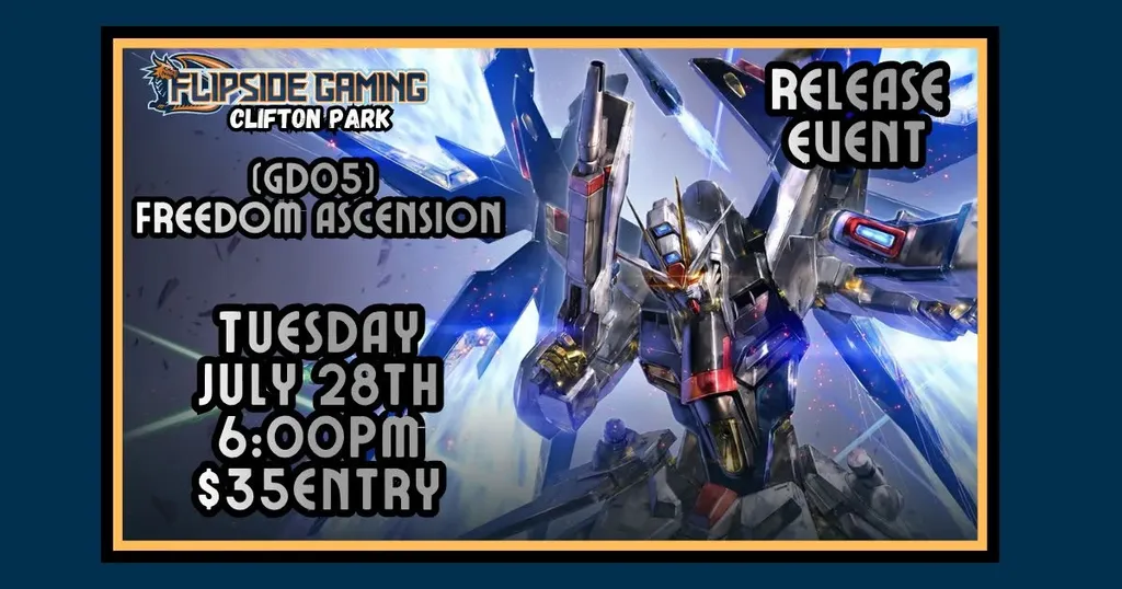 Gundam GD05 Freedom Ascension Release Event