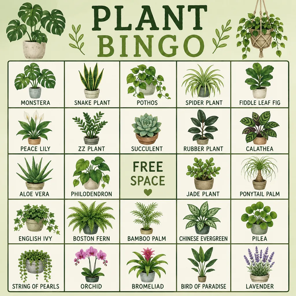 Plant Bingo!! Playing for Plants! Just $35!