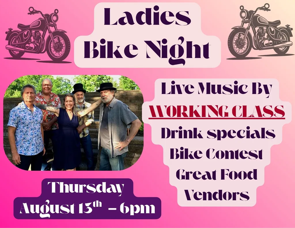 LADIES BIKE NIGHT at Seven Bistro Thursday August 13th 6pm