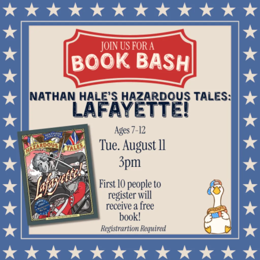 Book Bash: Lafayette! (Ages 7-12)