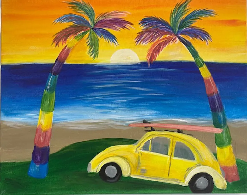 Surf Siesta Paint & Sip Event 8/22/26 @ 6:30pm