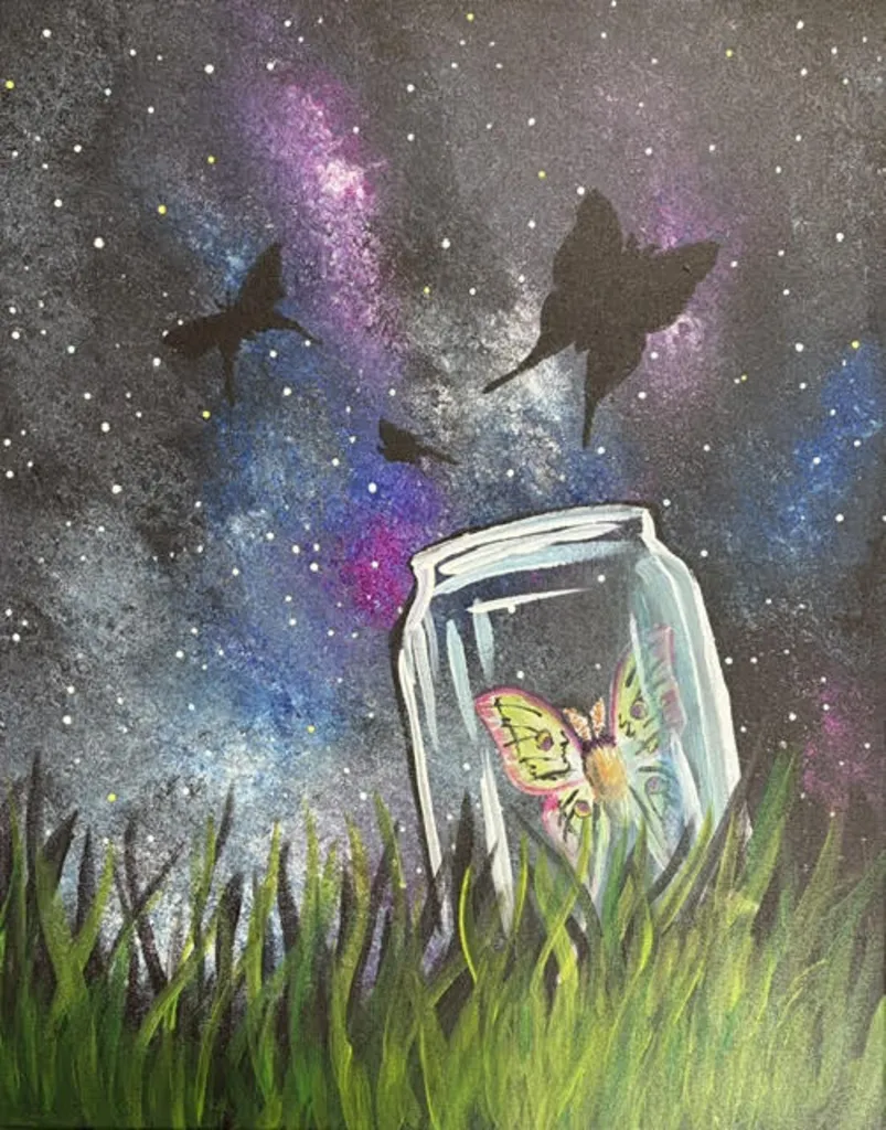 Magical Moths Paint & Sip Event 8/28/26 @ 6:30pm