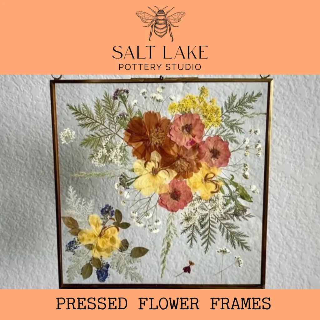 Sip & Paint Pressed Flower Frames