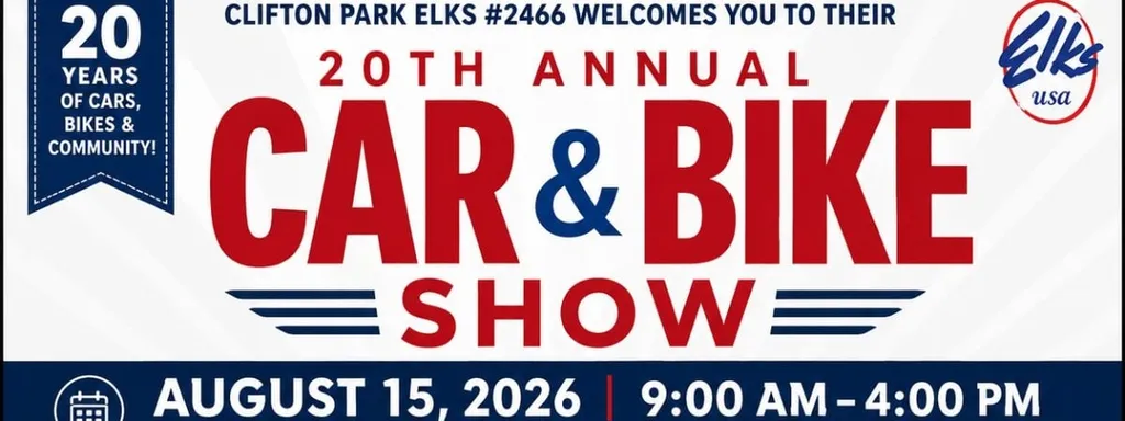 20th Annual Clifton Park Elks Car, Truck & Bike Show