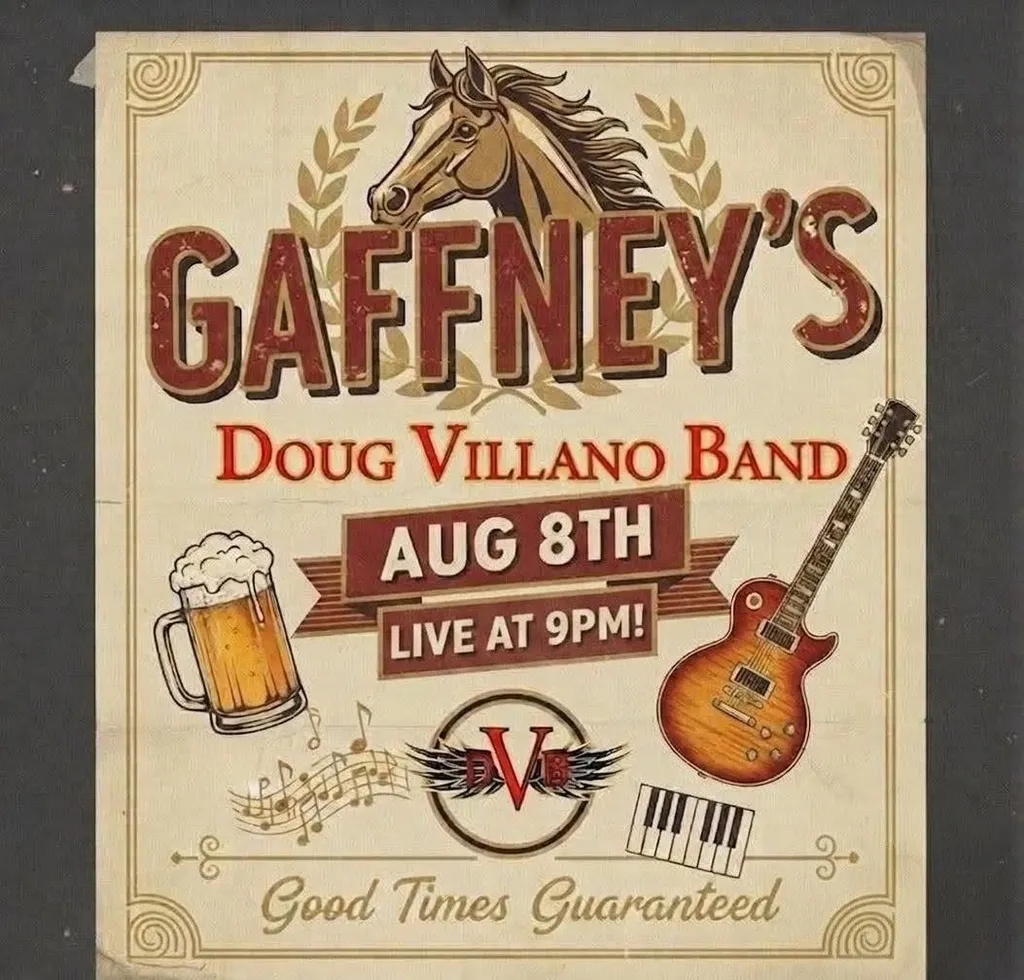Doug Villano Band Rocks Gaffney's In Saratoga Springs