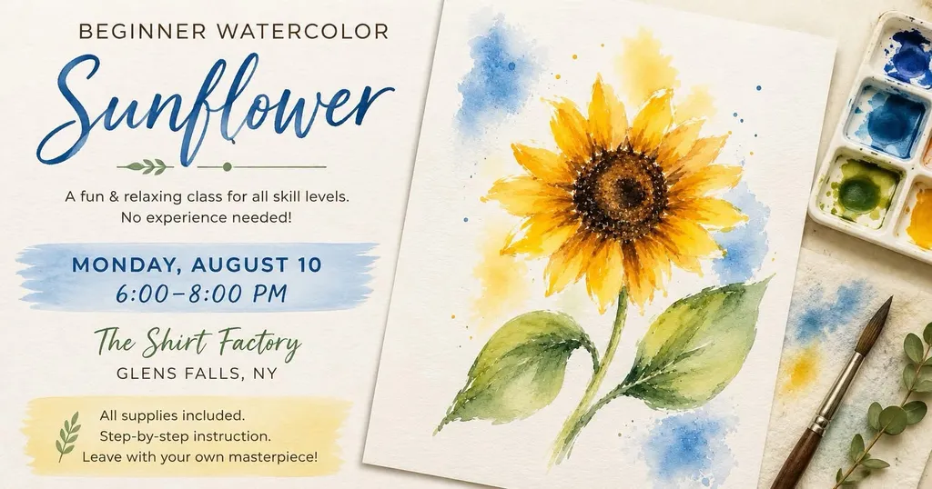 Save the Date! The next watercolor class with Nicole! August 10th...
