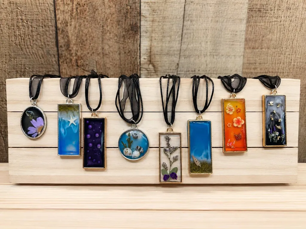 Resin Jewelry @ Whistling Kettle, Troy NY