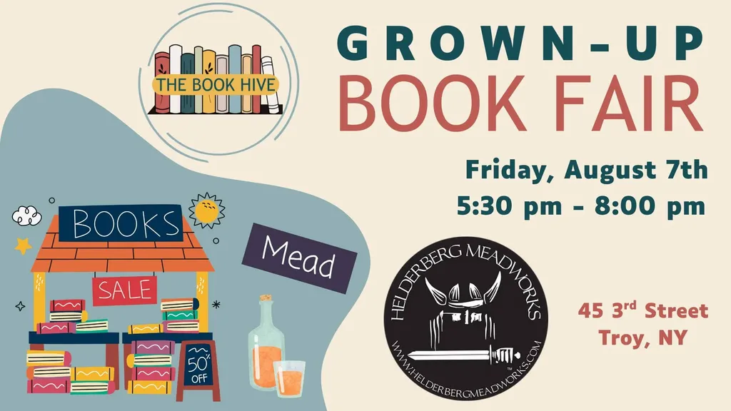 Grown-Up Book Fair at Helderberg Meadworks - Troy Meadhall