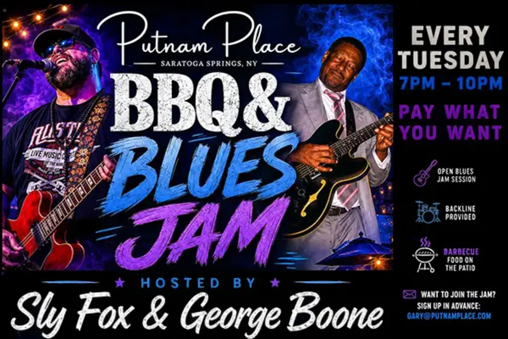 BBQ & Blues Jam Hosted by Sly Fox & George Boone