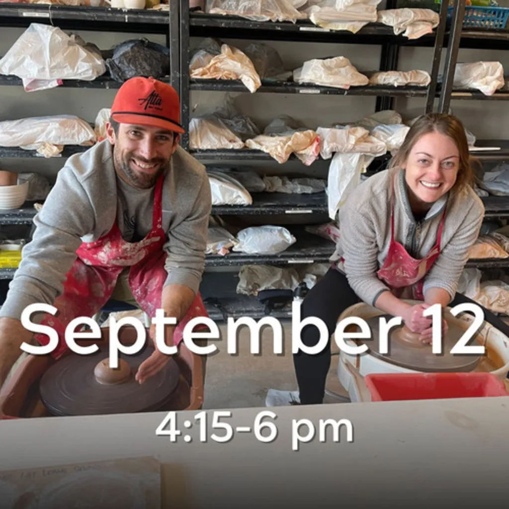 Try It Out Pottery Class - Saturday, Sept 12, 4:15-6 pm