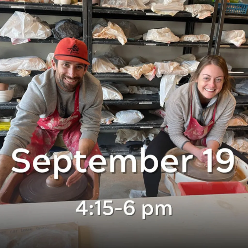 Try It Out Pottery Class - Saturday, Sept 19, 4:15-6 pm